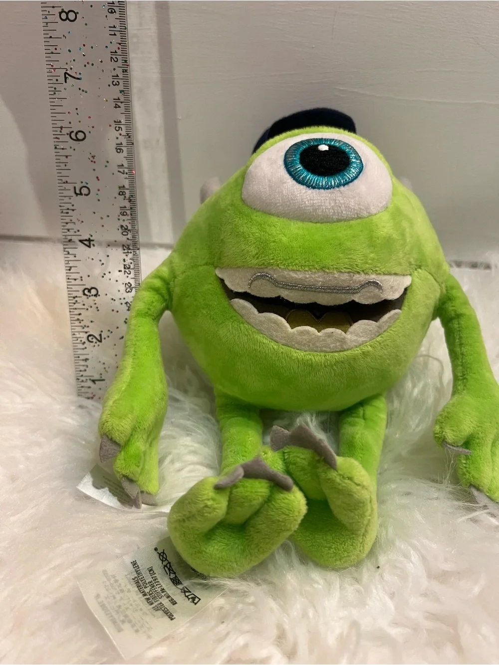 Monsters University Mike Wazowski Disney Pixar Plush - Green stuffed animal